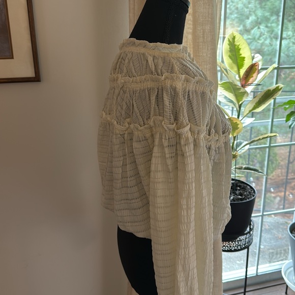 NWT Free People Women's Hailey Blouse - Size Small - Picture 7 of 10